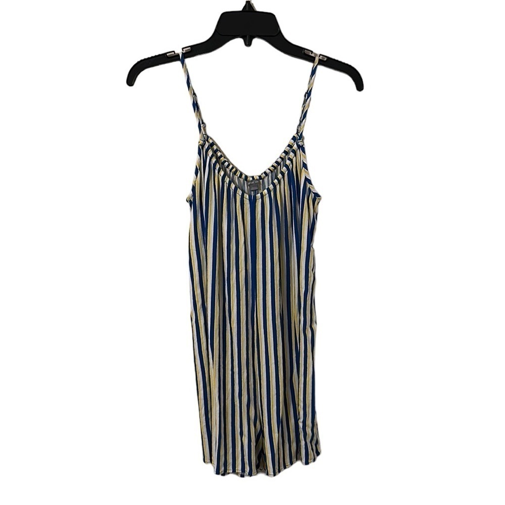 Aerie‎ Women's Blue/Yellow/White Striped Flow Romper Size XS